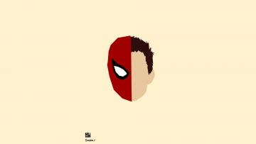 Iron Man Face Minimalism - Android / iPhone HD Wallpaper Background Download